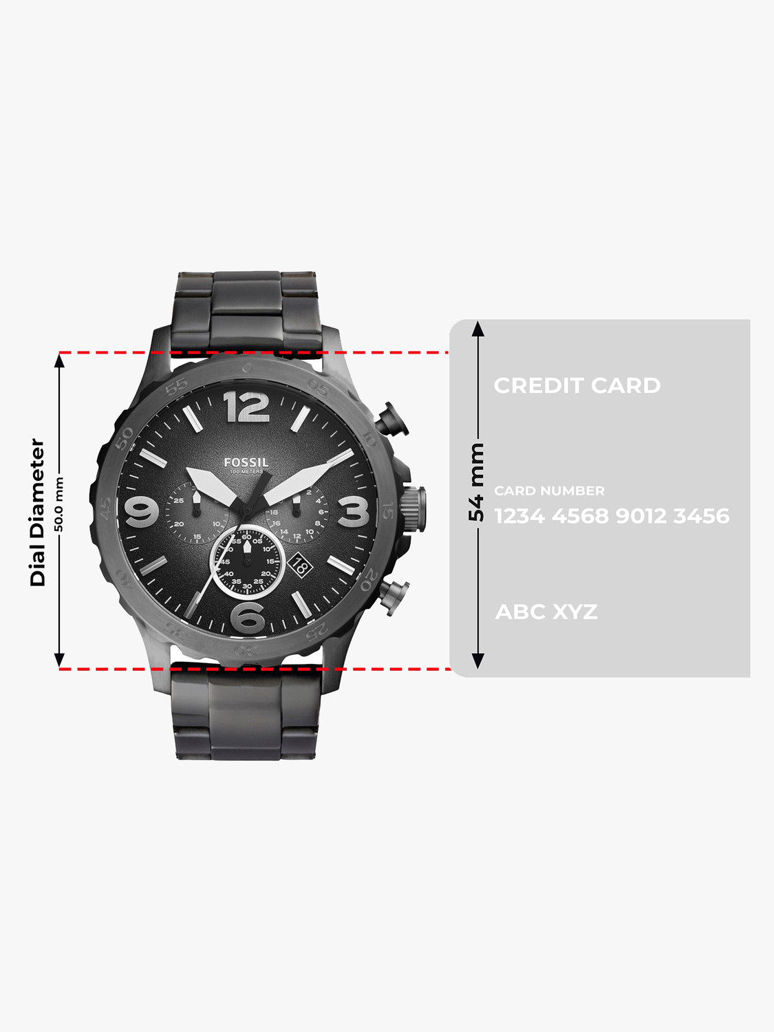 Image of FOSSIL NATE Analog Watch - For Men