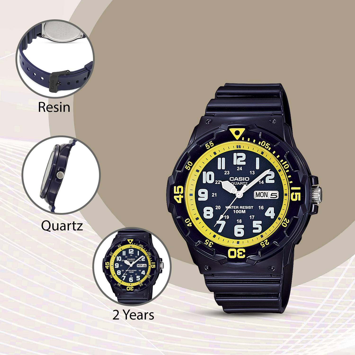 CASIO MRW-200HC-2BVDF Analog Watch - Image 3