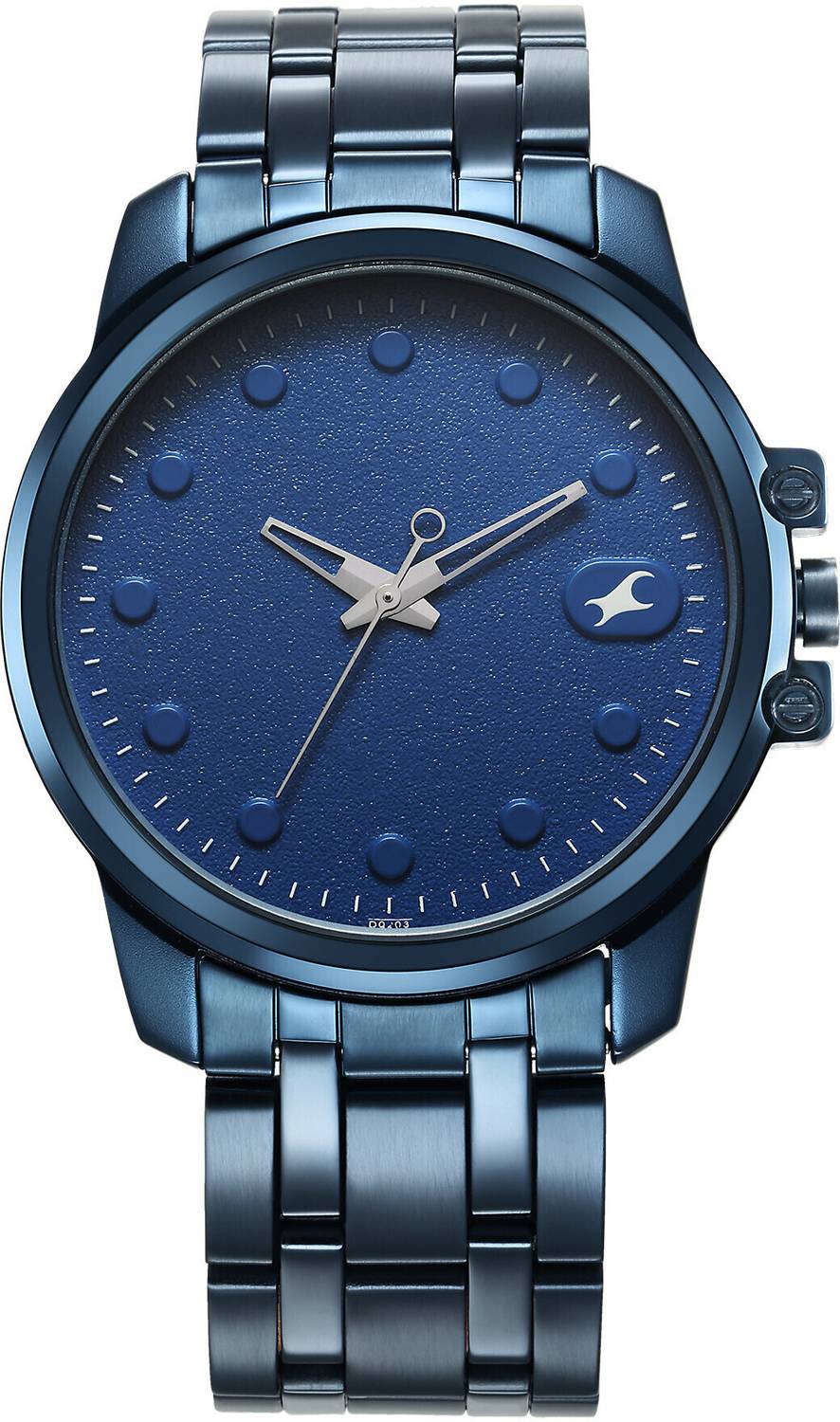 Fastrack Pulse Blue Dial Blue Stainless Steel Watch - Men - Image 2