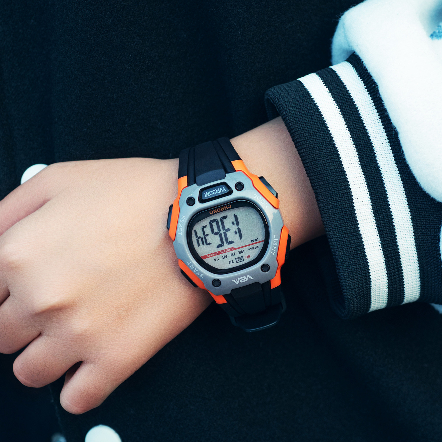 Image of V2A Digital Watch - For Boys Stylish Trendy Countdown Alarm Clock Multi-Function