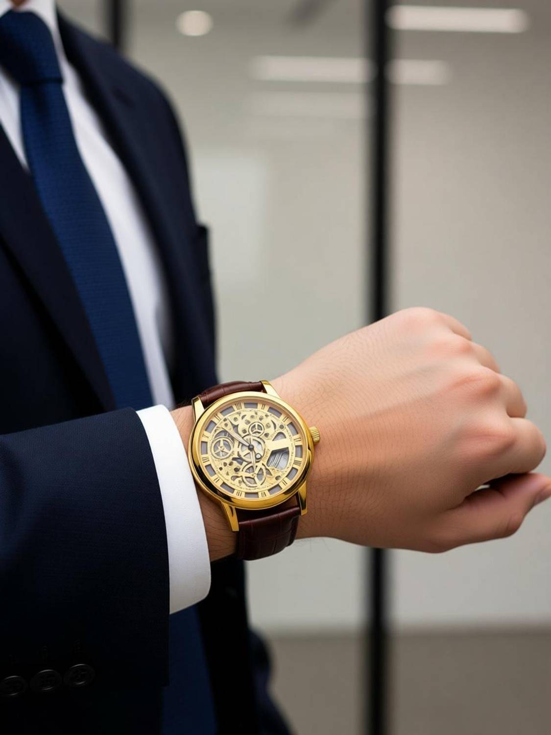 Renaissance Traders Men's Luxury Analog Watch - Image 2