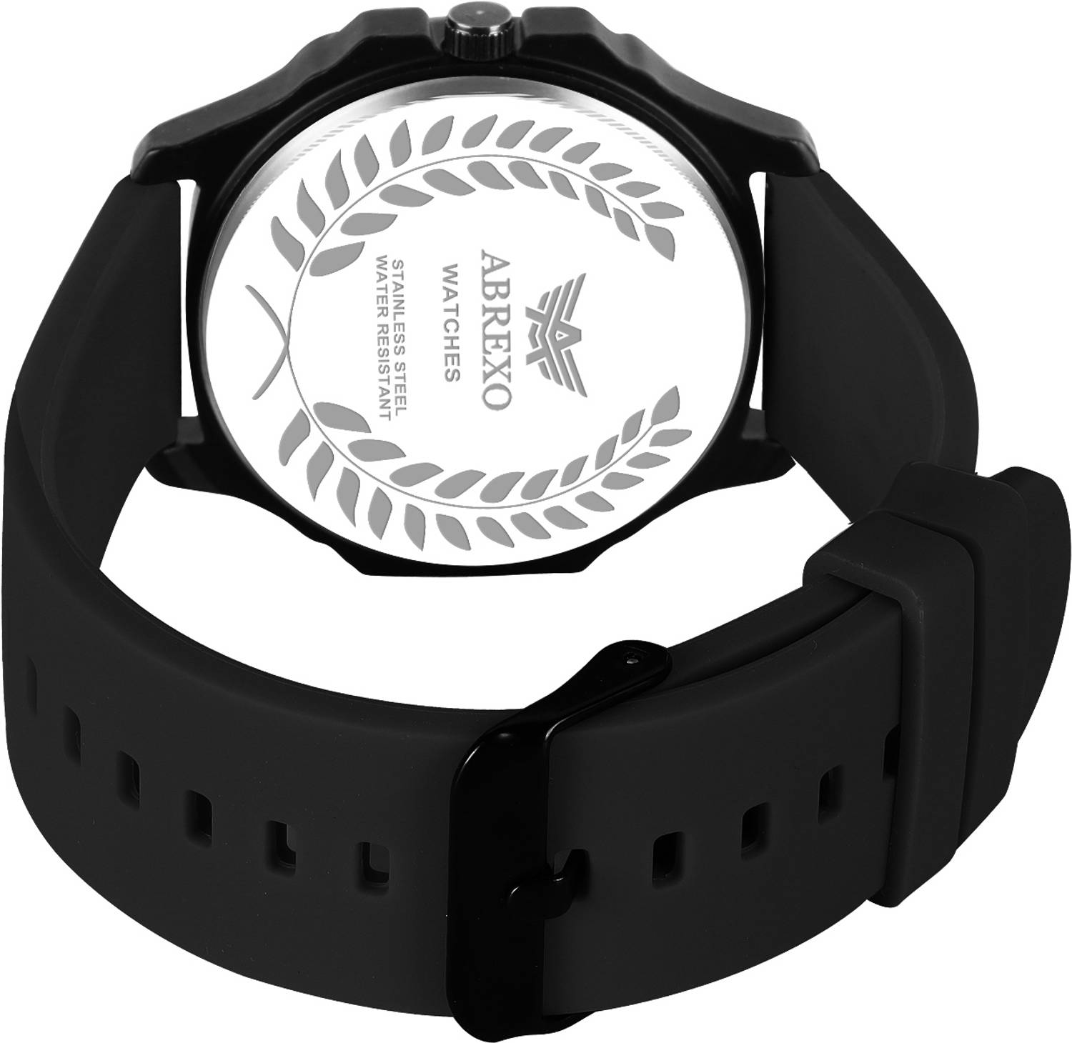 ABREXO Abx6600-BKKB Black Analog Watch - Image 2