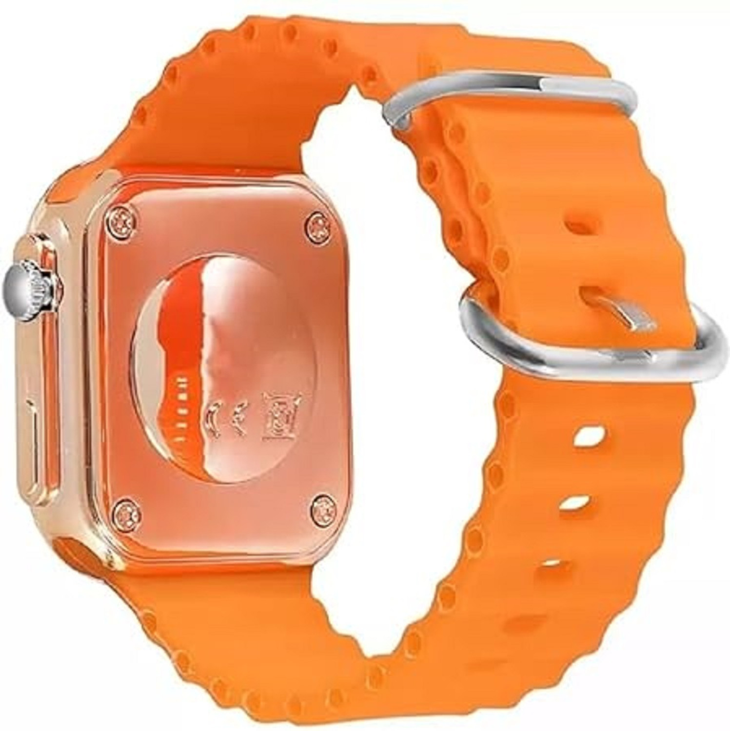 Image of IMSZZ Ultra Look Multi Logo Led Waterproof Kids Watch ULTRA-ORANGE Digital Watch - For Boys & Girls