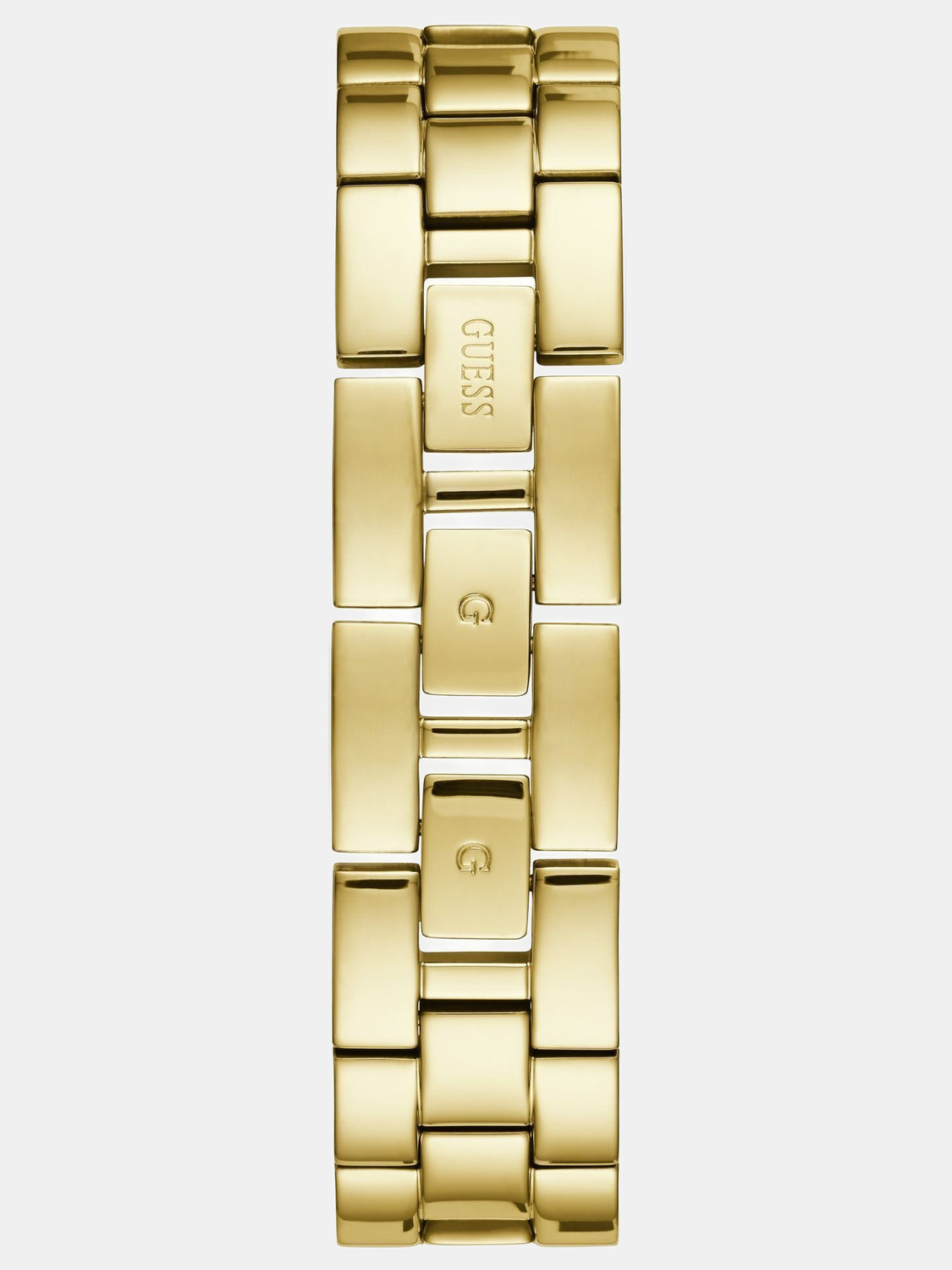 Image of GUESS Champagne Swarovski Crystal Dial Analog Watch - For Women