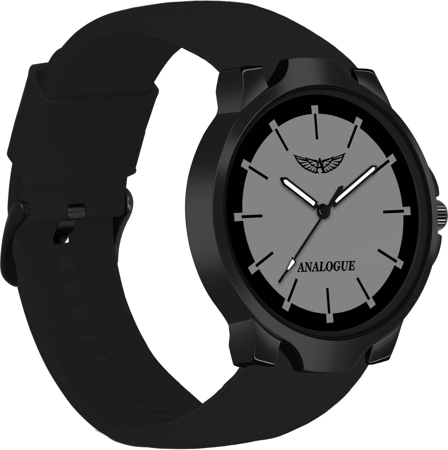 ANALOGUE Minimalist Slim Series | Smart Watch Strap | Smart Clip | Soft Silicon | Boys Minimalist Slim Series | Smart Watch Strap | Smart Clip | Soft Silicon | Boys Analog Watch - For Men