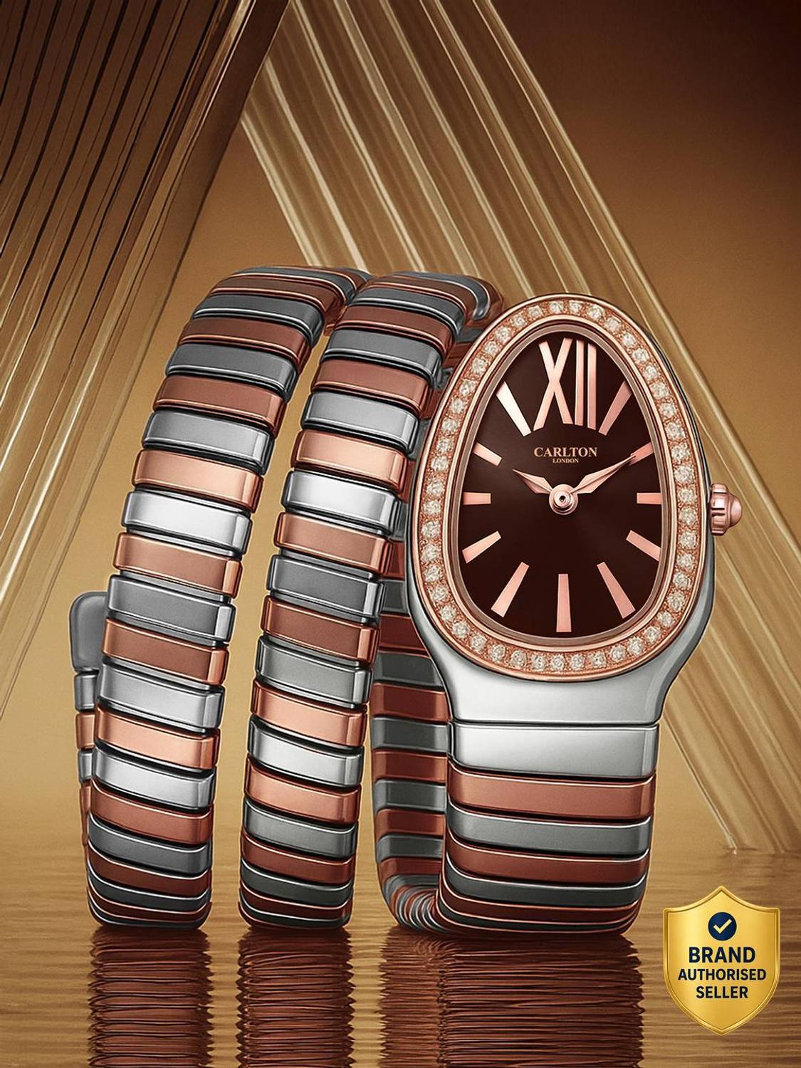 CARLTON LONDON CLW-SNK-A4BR Charmer Analog Watch - For Women