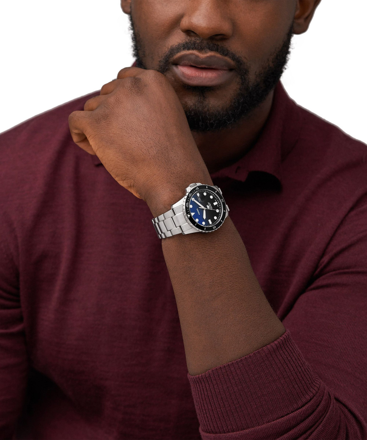 Image of FOSSIL Fossil Blue Dive Fossil Blue Dive Analog Watch - For Men