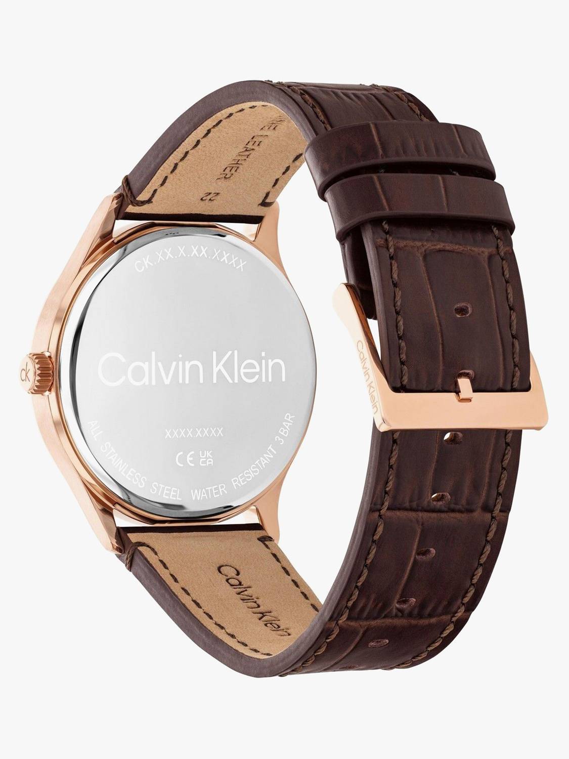 Calvin Klein Men's Tailored Quartz Silver Dial Watch 25200553 - Image 3