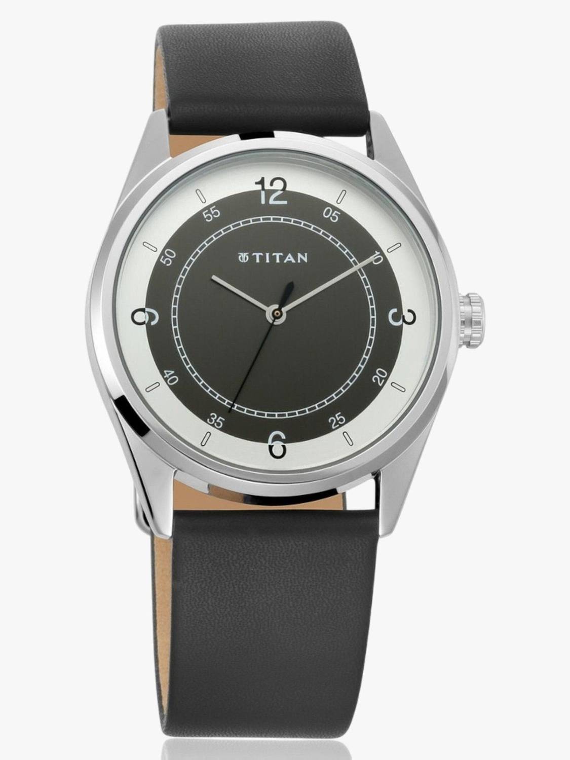 Titan 1729SL04 Workwear Black & Silver Dial Watch - Image 3