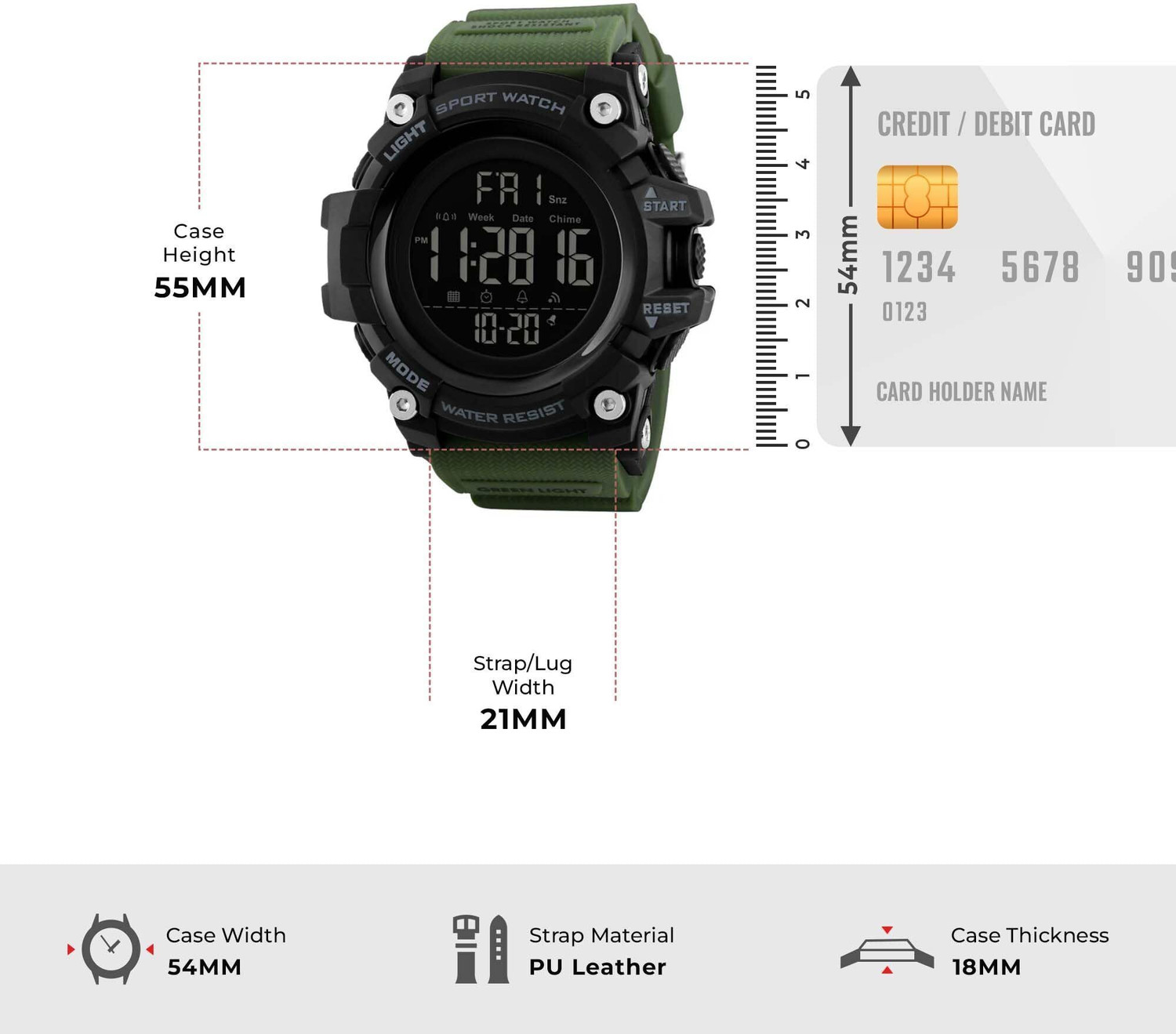 Image of SKMEI Sports Digital Watch - For Men