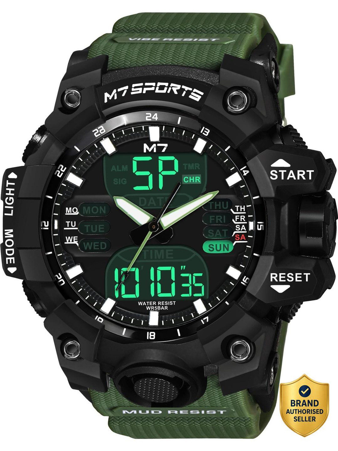 Image of M7 By Metronaut M7-8013 M7 Adventure Chrono Series Analog-Digital Watch - For Men