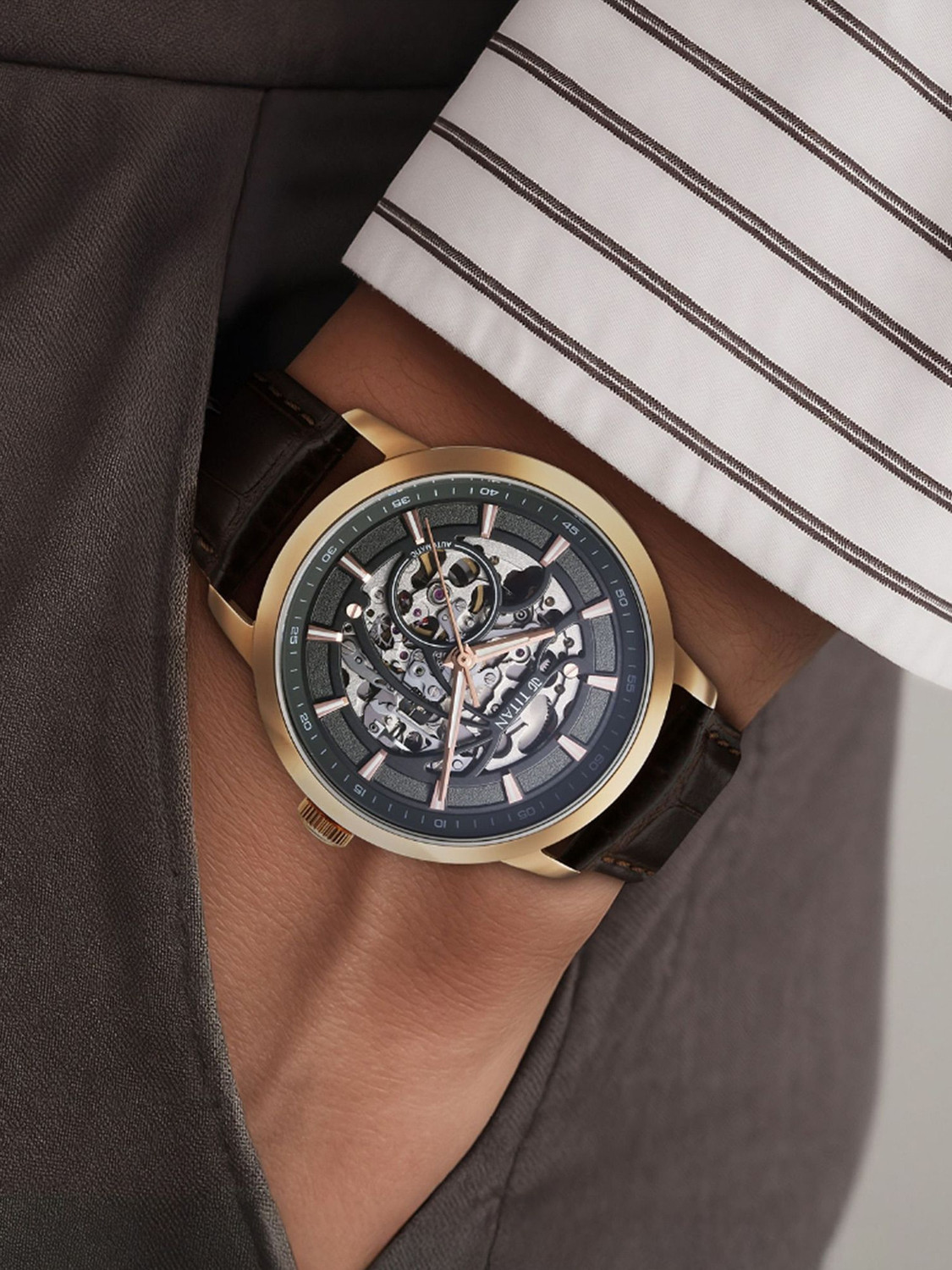 Image of Titan Phoenix Titan Automatic Analog Watch - For Men