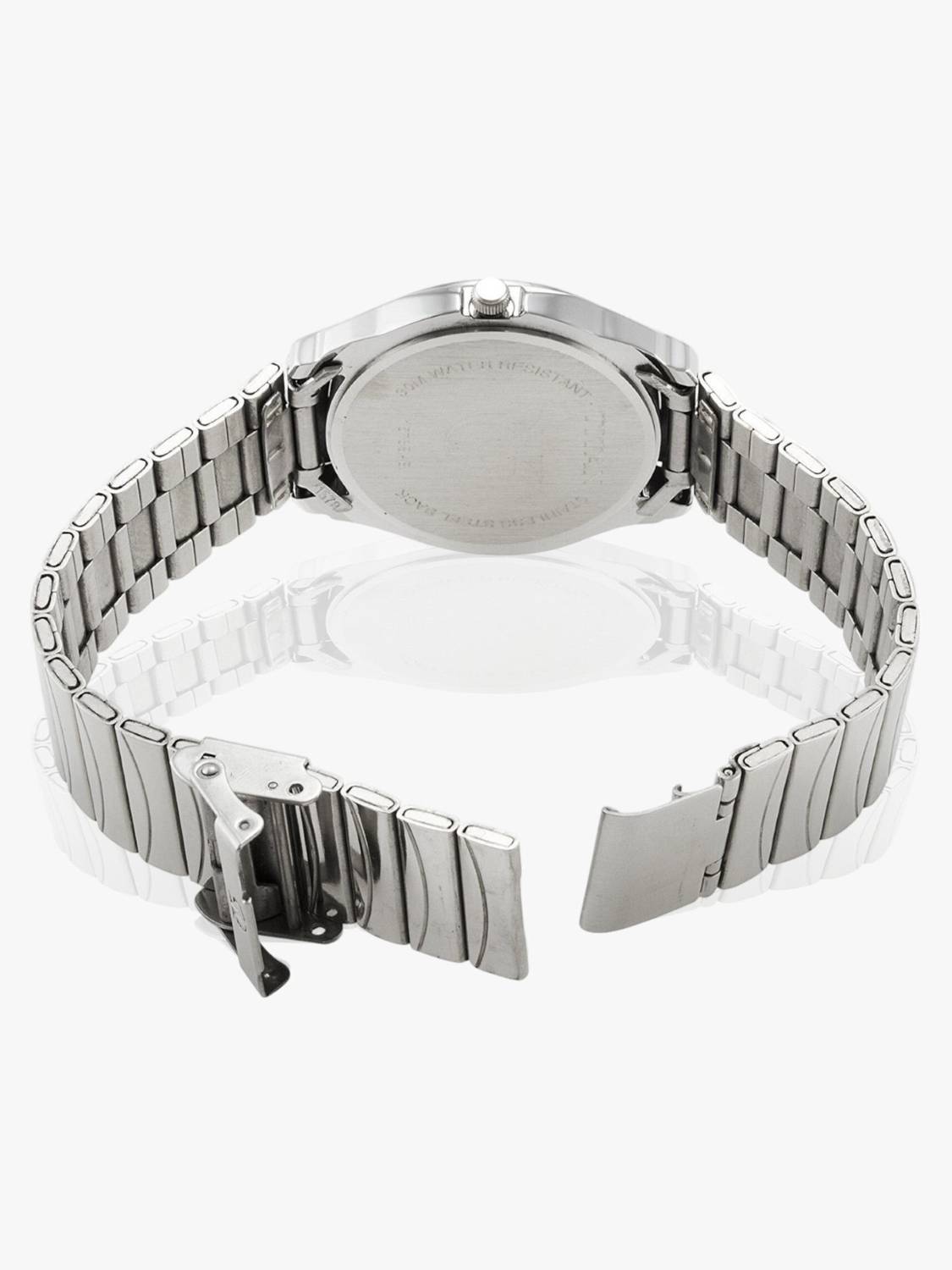 Titan Karishma Black Dial Silver Strap Watch - Men - Image 5