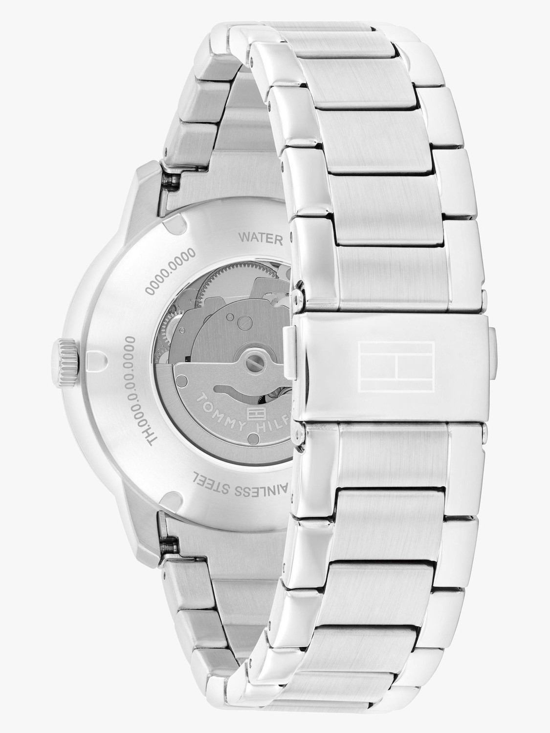 Image of TOMMY HILFIGER AW 24 Fall Winter Colletion With Silver Dial Analog Watch - For Men