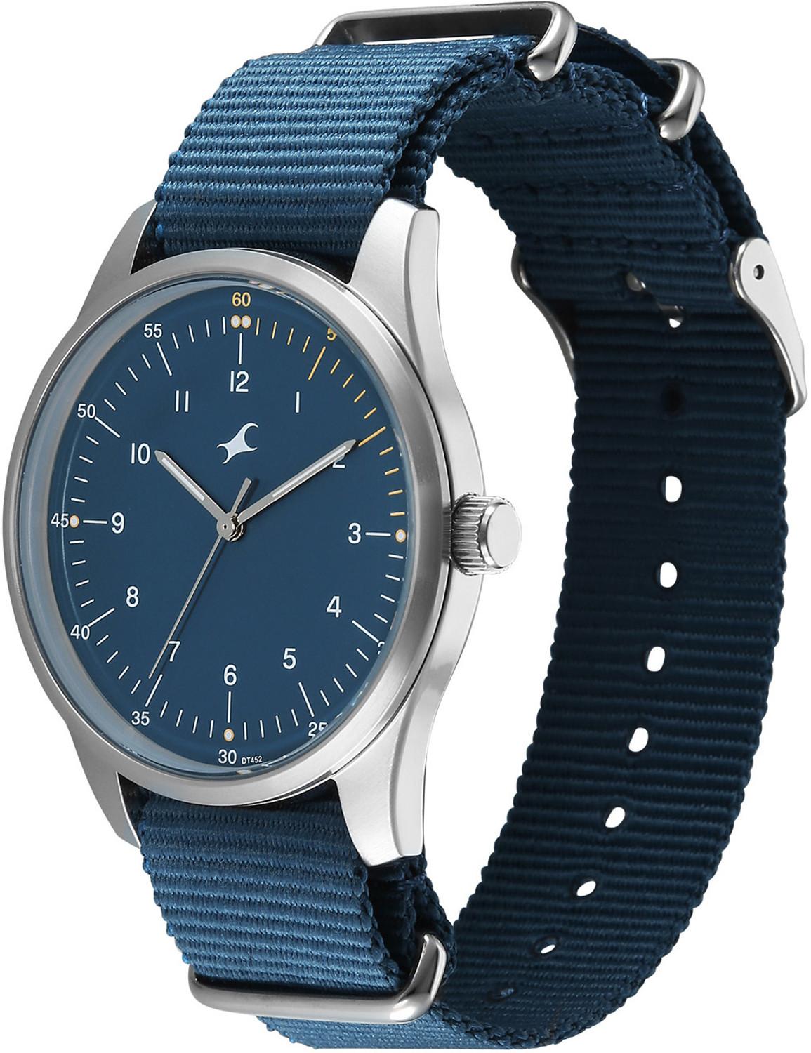 Image of Fastrack Stunners Fastrack Stunners XI Quartz Blue Dial Blue Nylon /NATO Strap Analog Watch - For Men