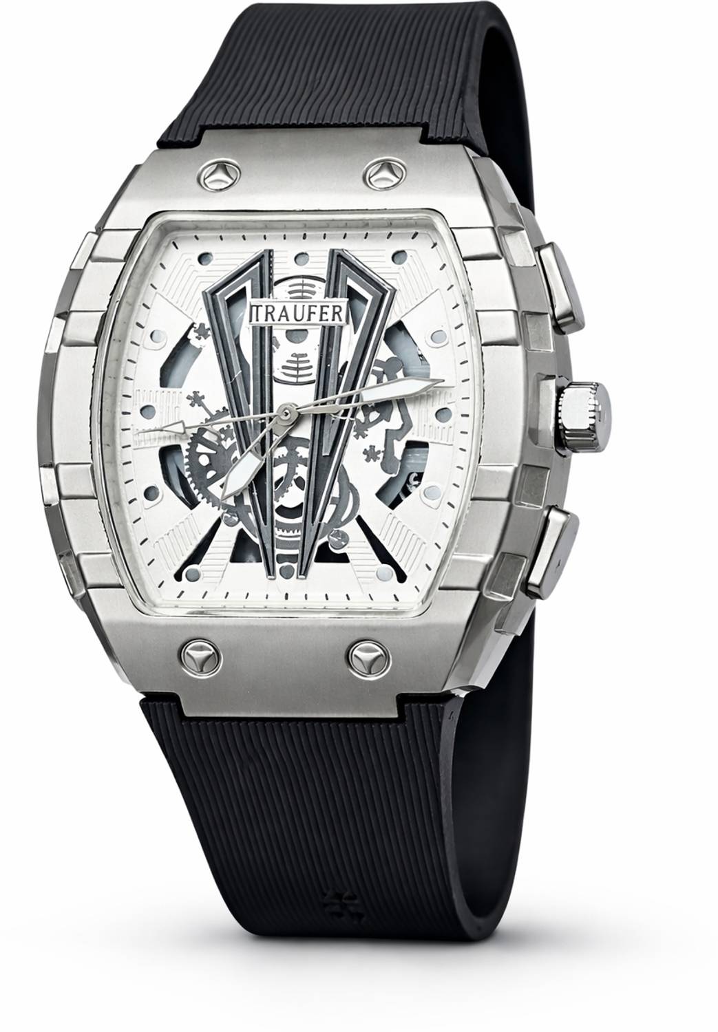 Genex Traffuer Silver Men's Watch - Image 1