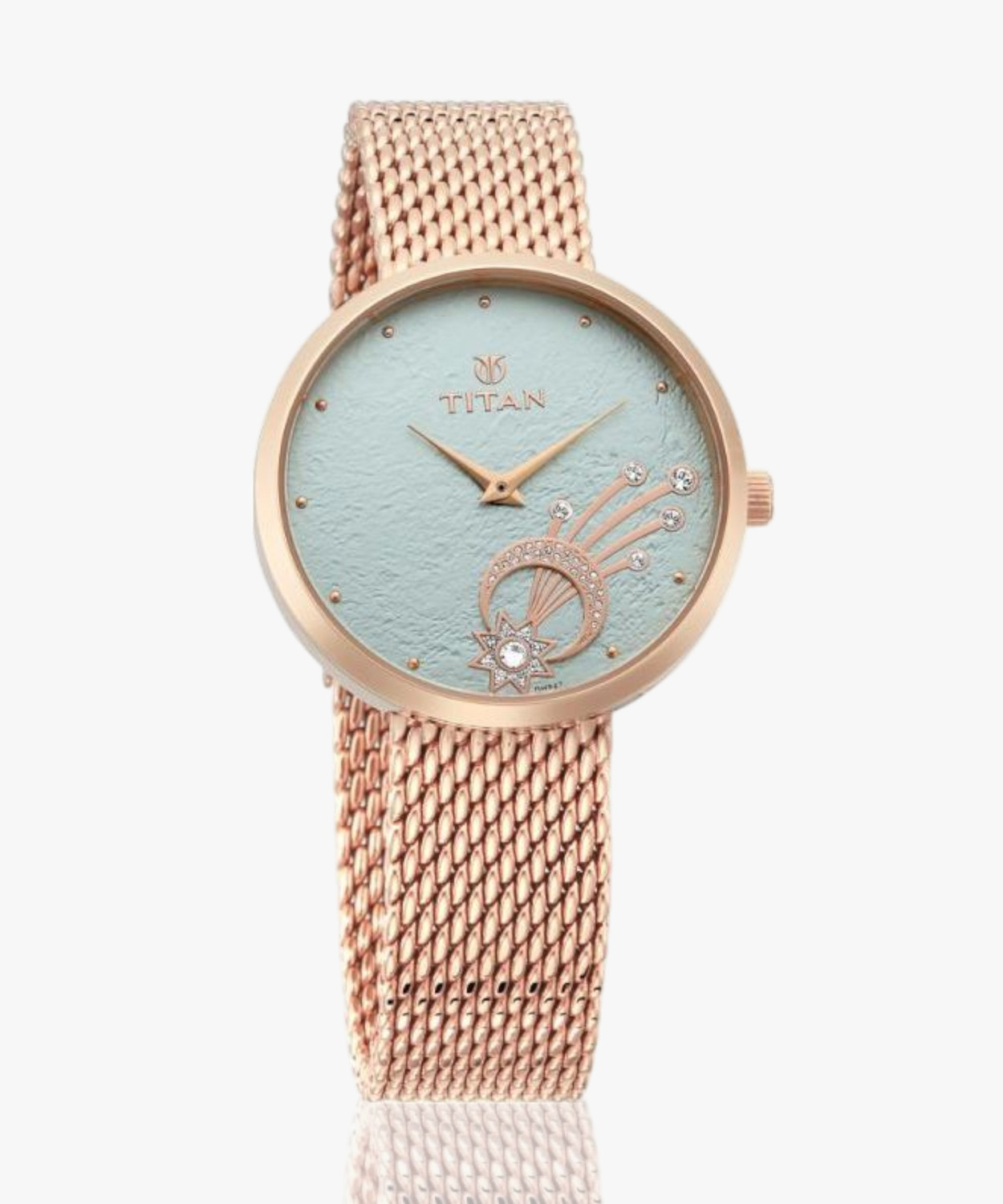 Image of Titan NQ95083WM02 Purple Stellar Analog Watch - For Women