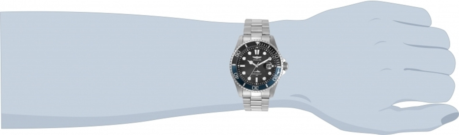 Image of INVICTA 30956 Pro Diver Quartz Black Dial Analog Watch - For Men