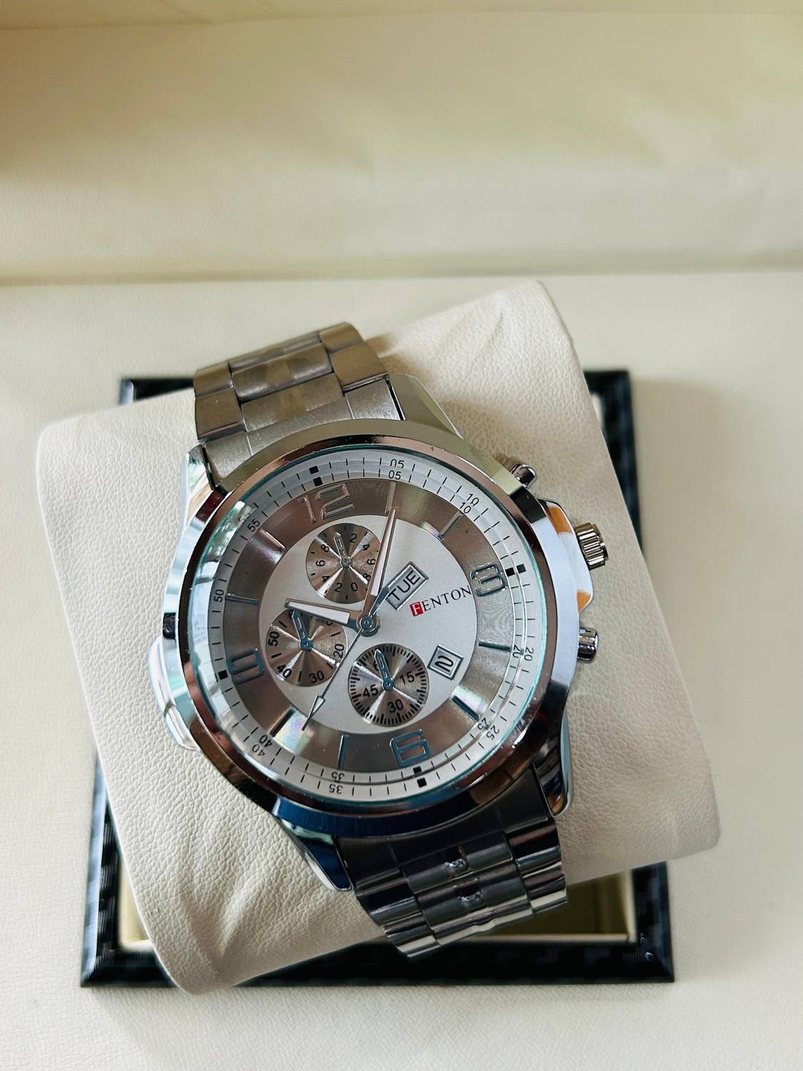 FENTON Fenton-58 Silver Men's Watch - Image 1