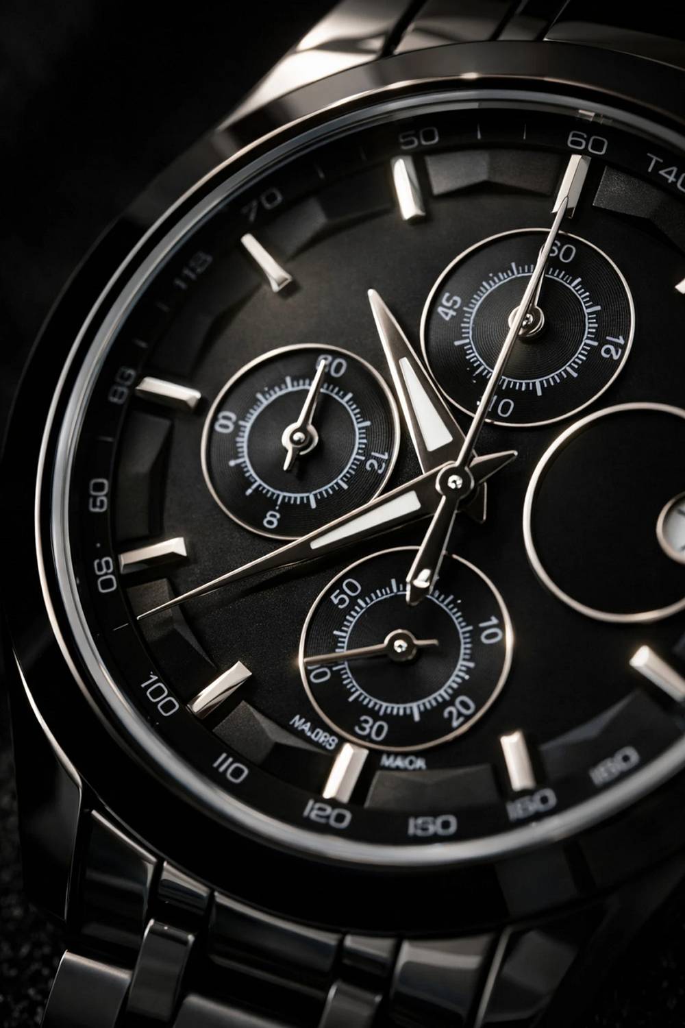 SPEQTA Premium Black Stainless Steel Watch - Image 2