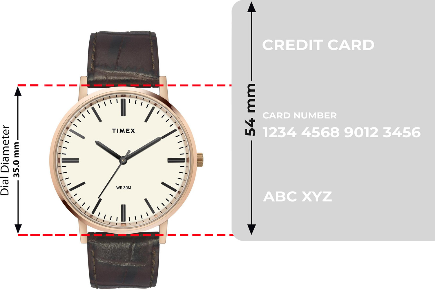 Image of TIMEX Round 41mm White Dial Analog Watch - For Men