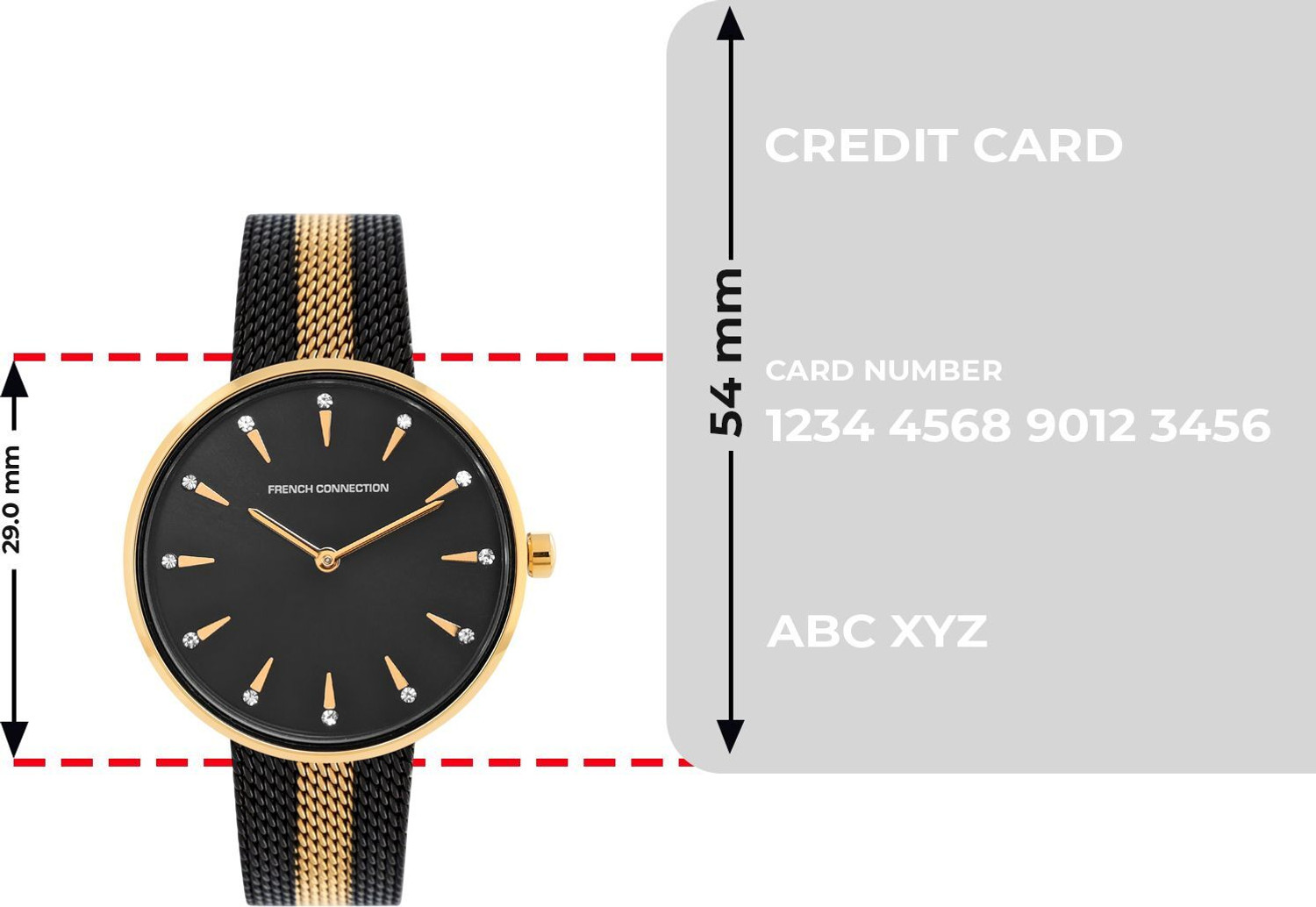 Image of French Connection French Connection Women Black Analogue Watch -FCL22-B Analog Watch - For Women
