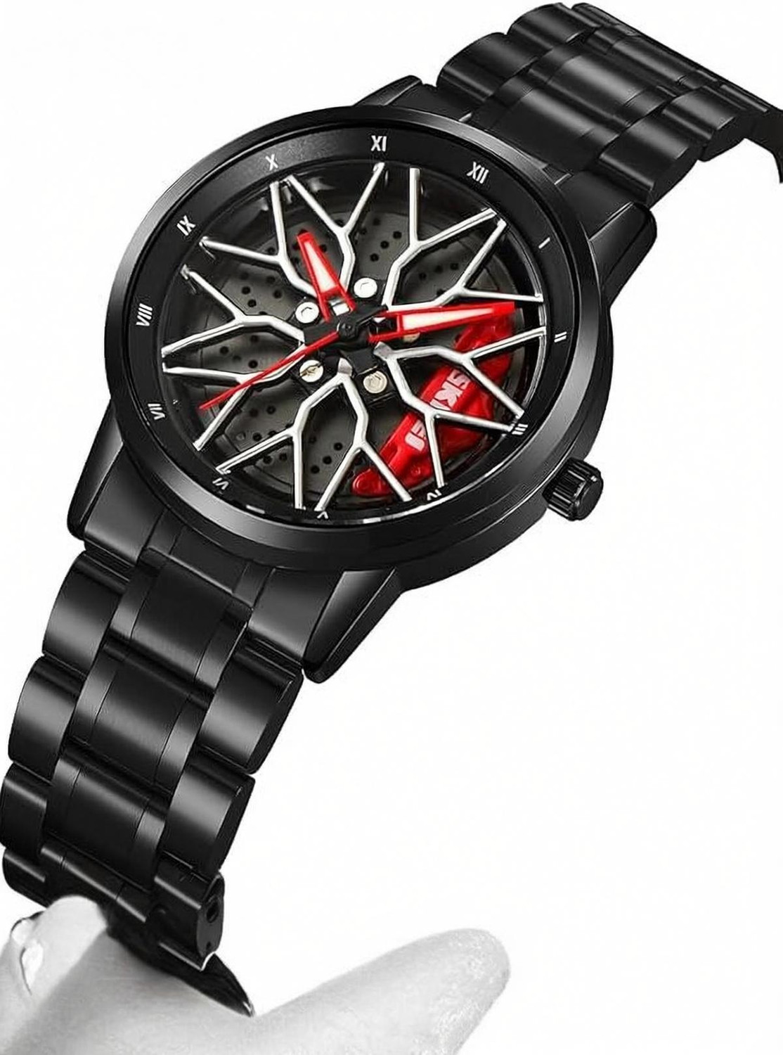 Image of Ritaza New Car Wheel Watch with Rolling Creative Fashion Analog Watch, New Car Wheel Watch with Rolling Analog Watch - For Boys & Girls