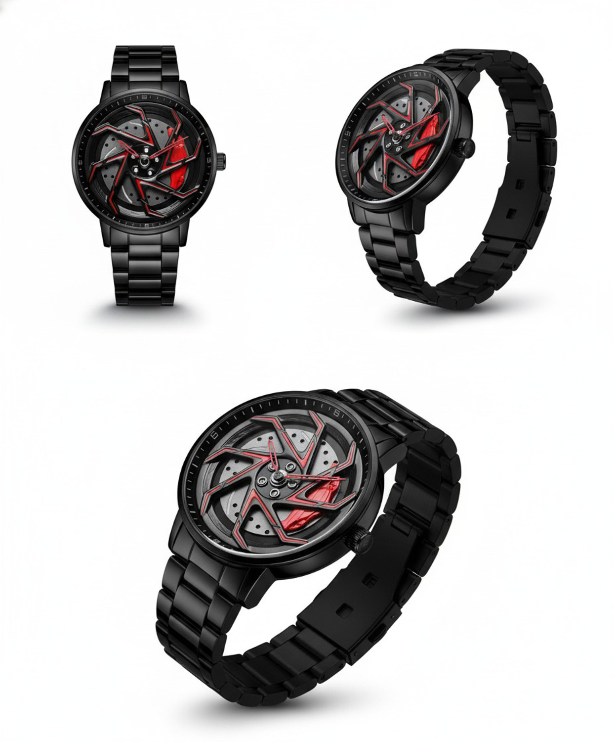 Image of TADIA TADIA - BLADE SPINNING WHEEL WATCH BLADE SPIN Analog Watch - For Men