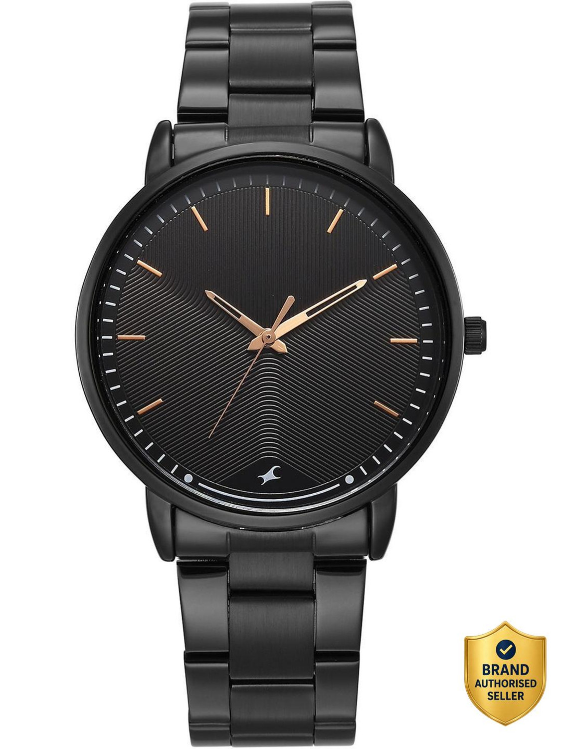 Image of Fastrack Stunners X Stunners X Quartz Black Dial Black Stainless steel Strap Analog Watch - For Men