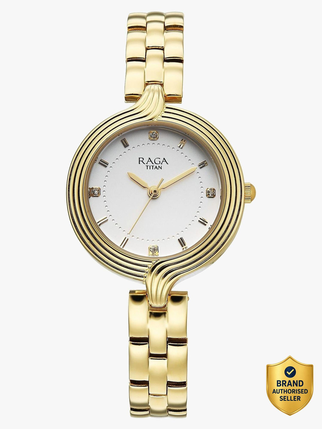 Image of Titan Raga Showstopper 4.0 Quartz White Round Dial Women's Watch / Analog Watch - For Women 95346YM01,NU95346YM01