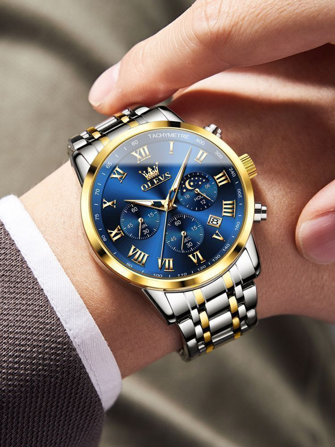 Image of OLEVS Analog Watch - For Men
