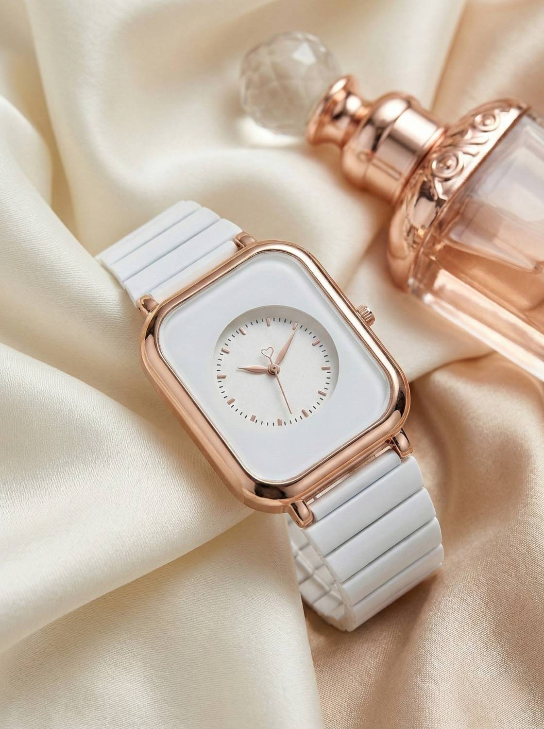 Americanviber AVW0043 Women’s Bright Square Dial Watch with Easy Lock, Elegant All-Occasion Wear Analog Watch  - For Women
