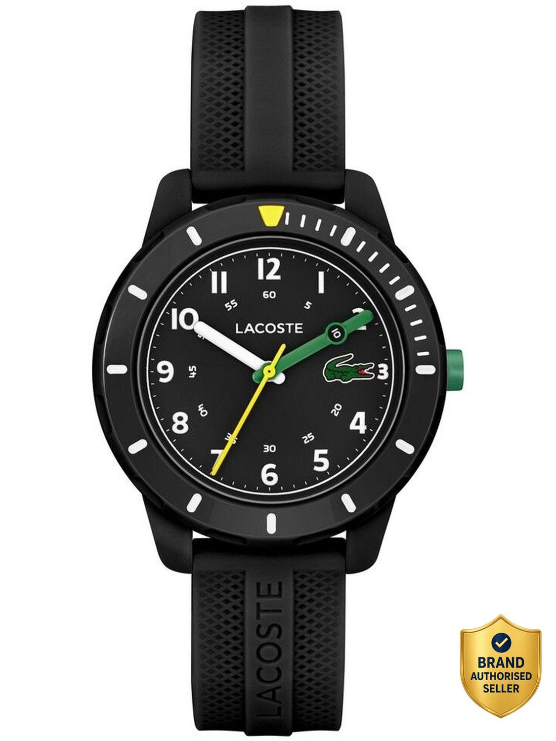 Image of LACOSTE Mini Tennis Lacoste Mini Tennis Qtz Basic Black Round Dial Kids Watch / Analog Watch - For Boys & Girls