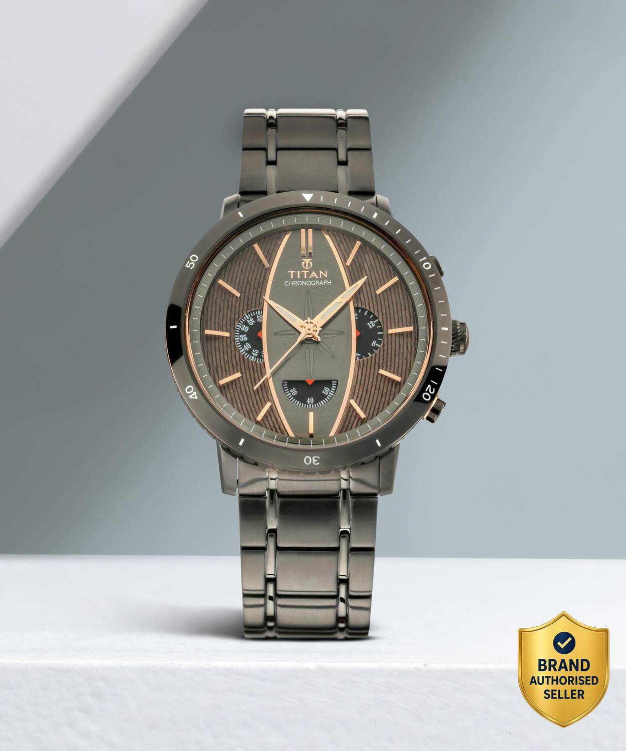 Titan NQ1832KM01 Regalia Maritime Analog Watch - For Men