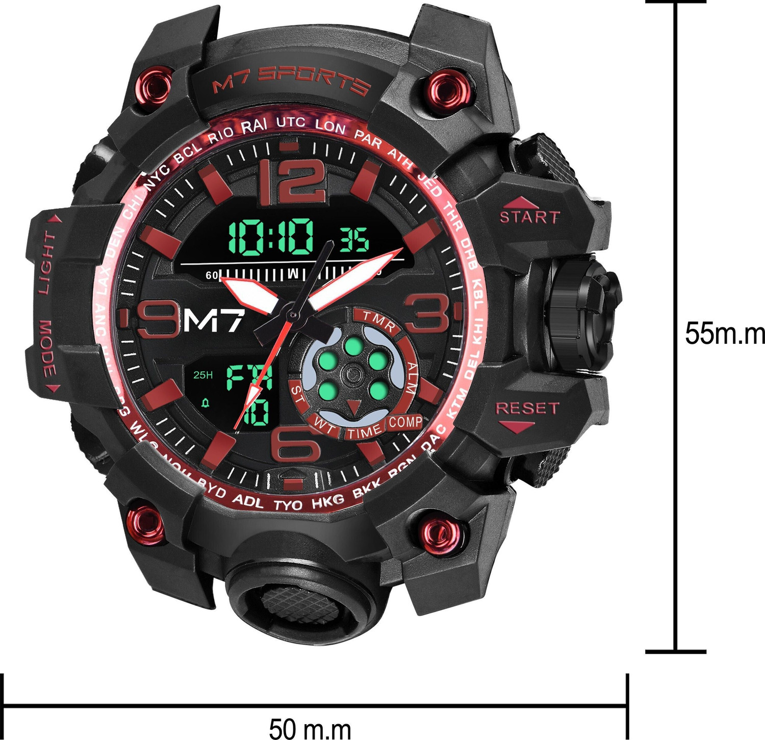Image of M7 By Metronaut M7-1509 ollection Analog-Digital Watch - For Men