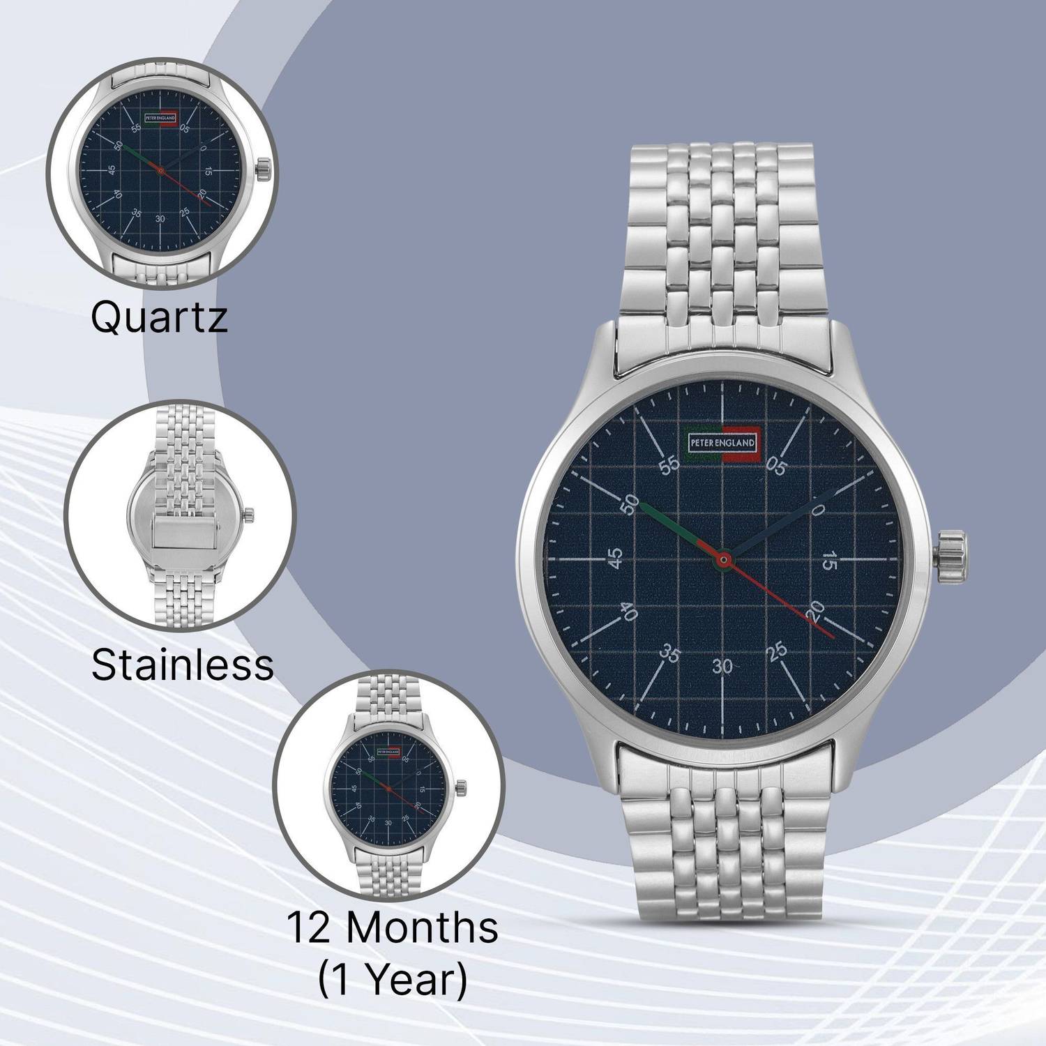 PETER ENGLAND Men's Analog Watch - Image 2