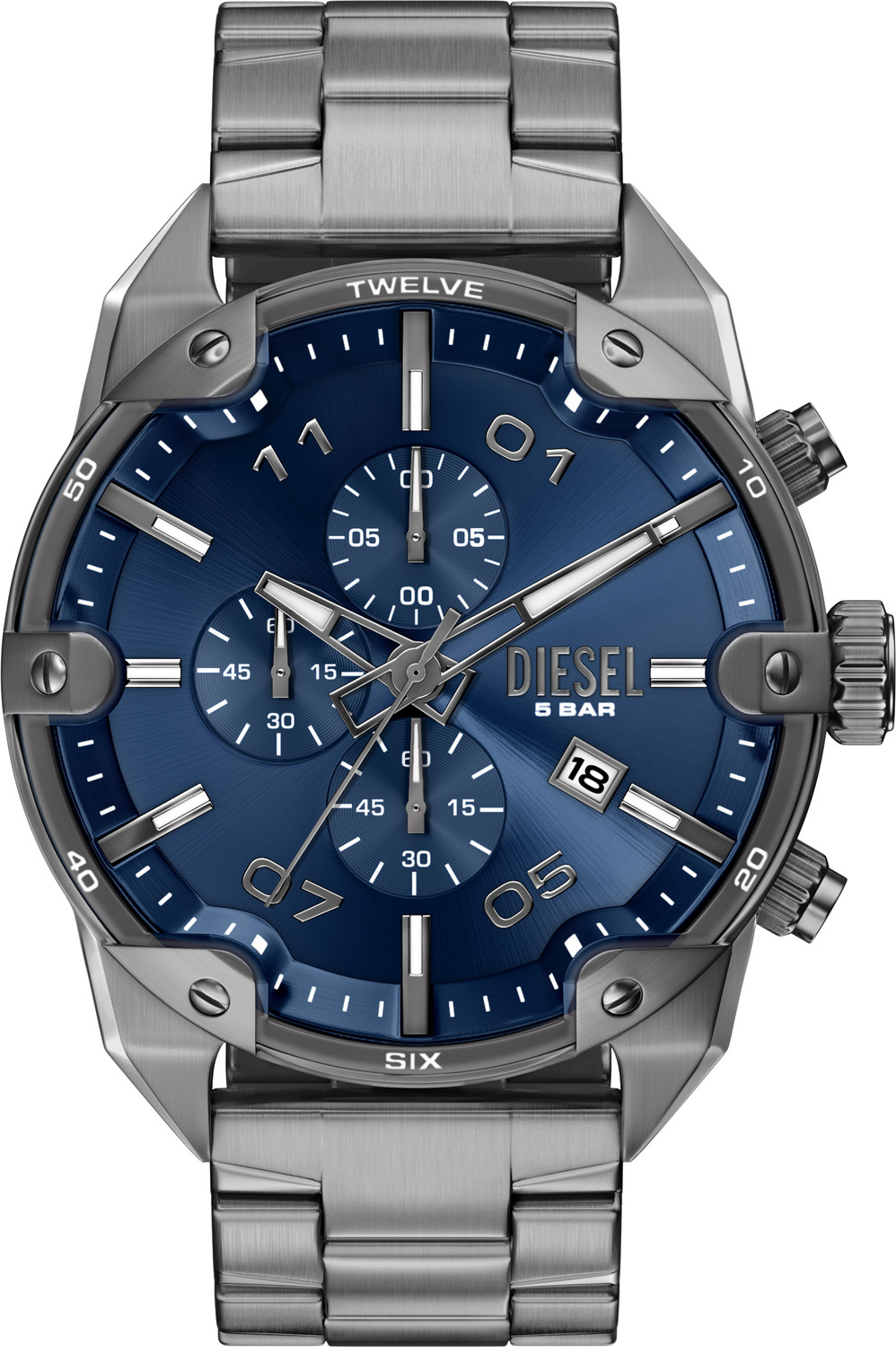 Image of DIESEL Spiked Analog Watch - For Men DZ4724