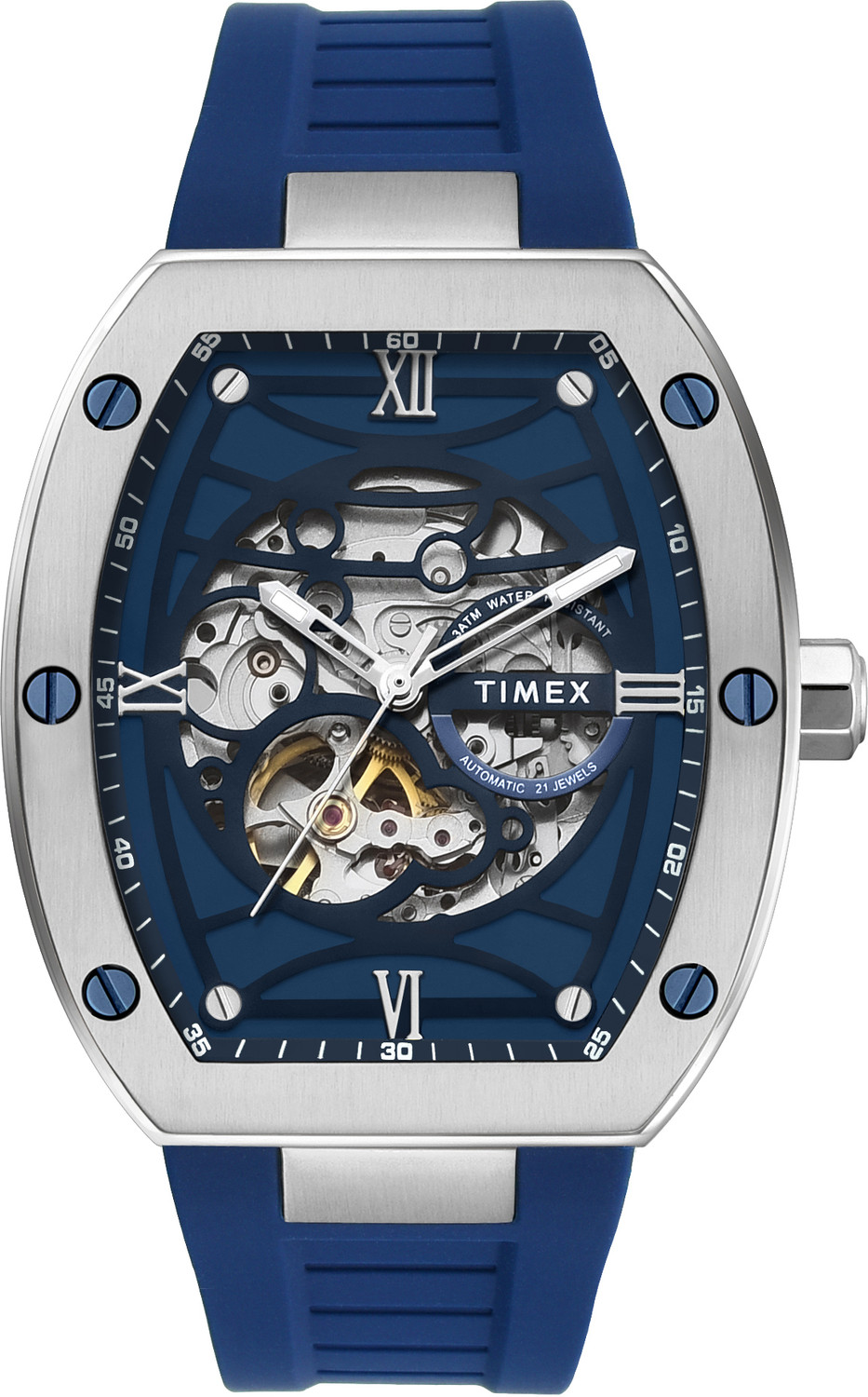 Image of TIMEX Automatic, Blue Dial Analog Watch - For Men
