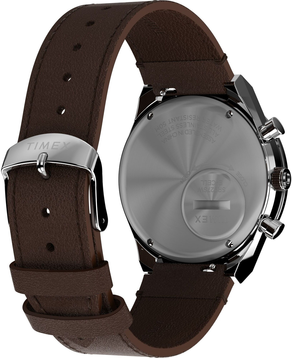Image of TIMEX TWEG26409 Q Round 42mm Rose Gold Dial Analog Watch - For Men