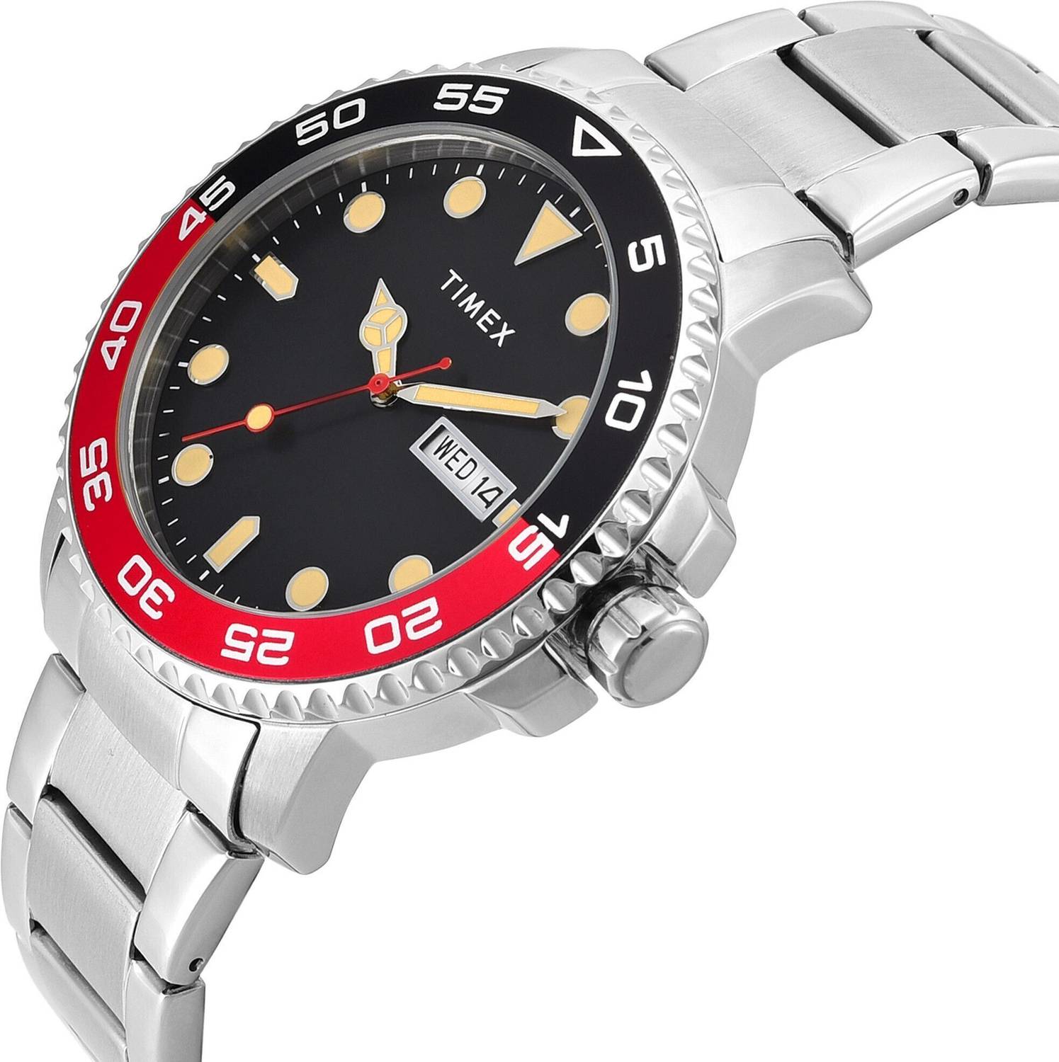 Timex Day-Date Black Dial Analog Watch - Image 2