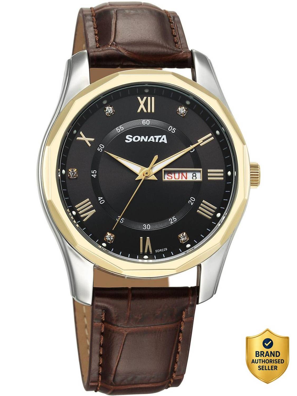 SONATA Grande A-Leather Festive Analog Watch - Men
