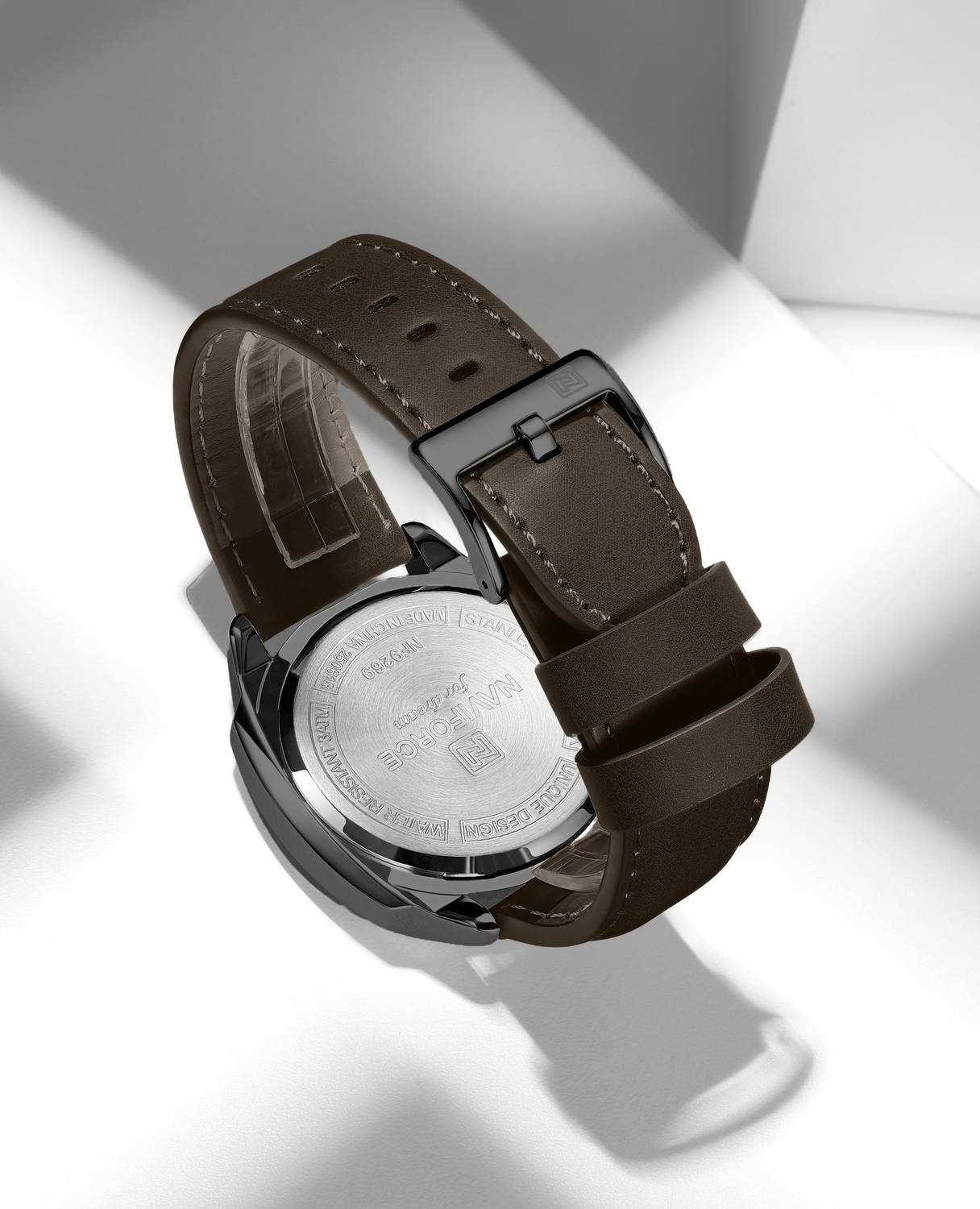 NAVIFORCE NF9269 Urban Grey Dial Analog Watch - Men - Image 4