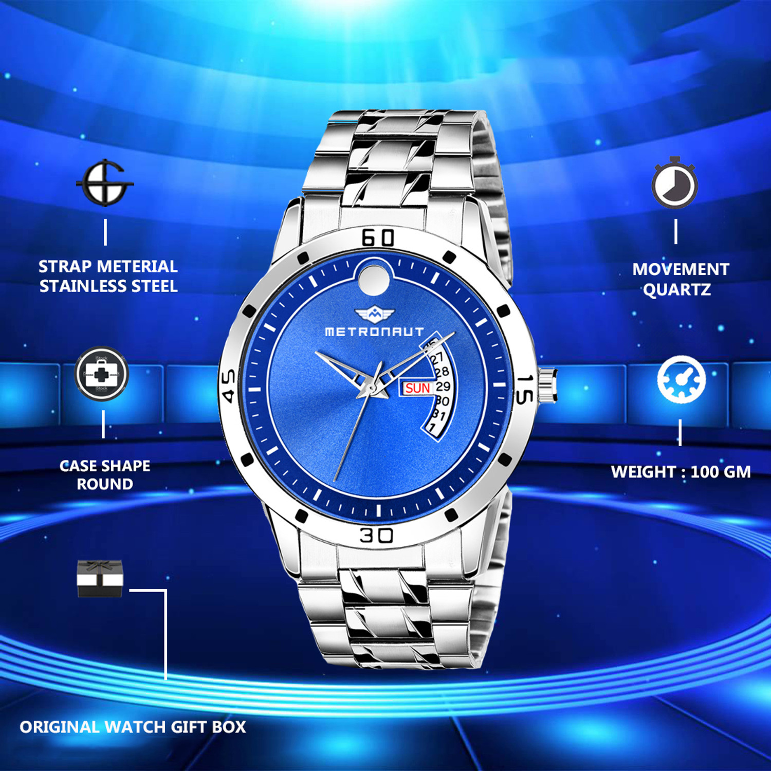 Image of METRONAUT Metronaut Water Resistant Classic Branded Premium Boy Analog Wrist Watch For Men Analog Watch - For Men