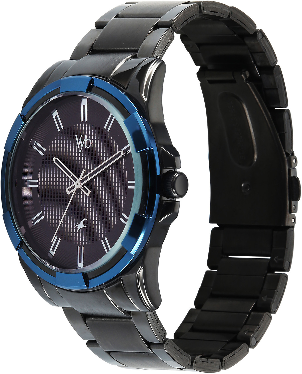 Image of Fastrack Vyb Horizon Fastrack Vyb Horizon Quartz Black Dial Black Strap Analog Watch - For Men