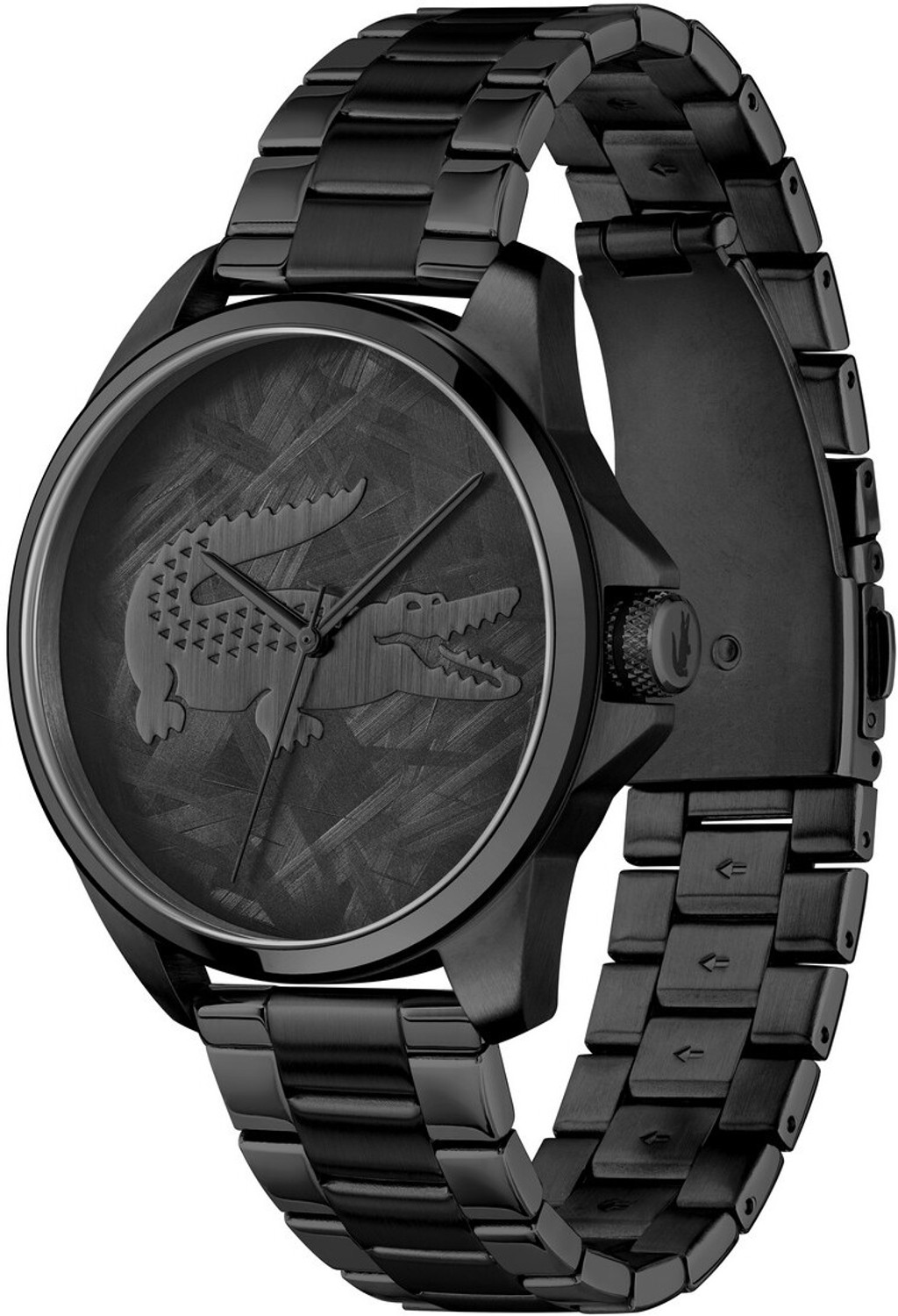 Image of Lacoste Le Croc Qtz Basic Black Round Dial Men's Watch / Analog Watch - For Men 2011396