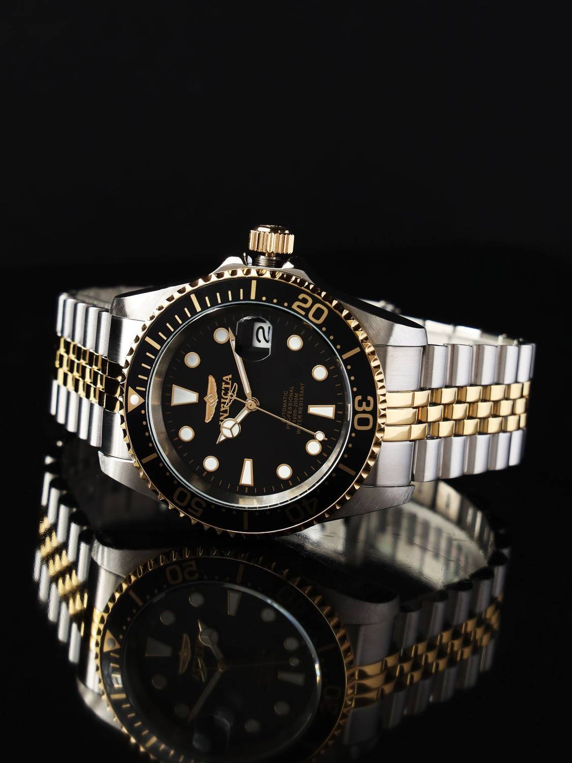 INVICTA 30094 Pro Diver Automatic Black Dial Watch - Image 3