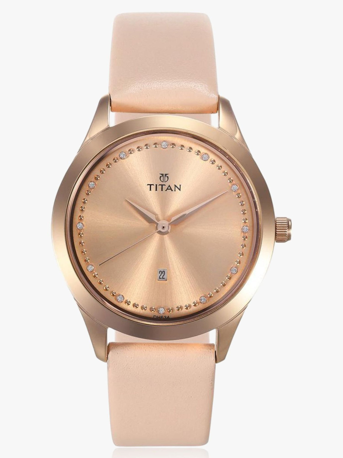 Image of Titan NN2570WL01 LPURP Fashion Basics Analog Watch - For Women