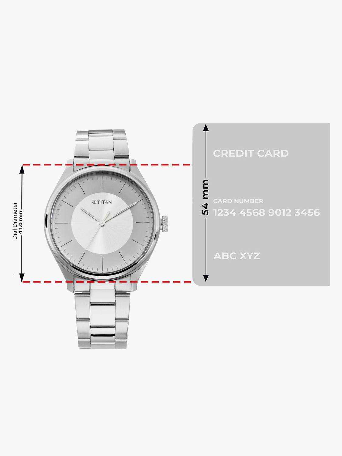 Titan Workwear Silver Dial Watch - Men - Image 4