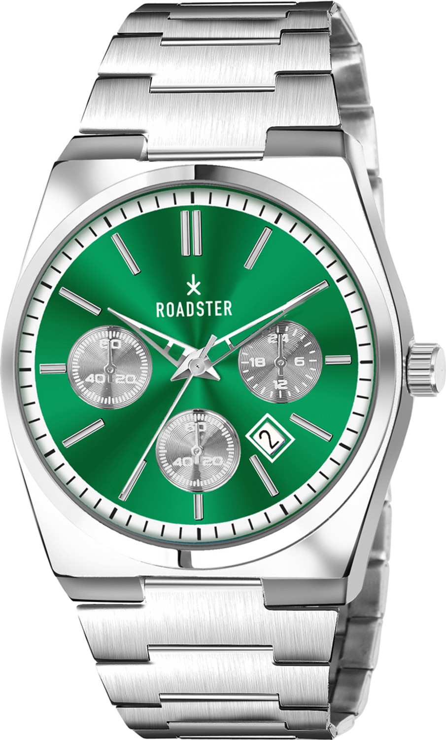 Image of Roadster RDSTR-9507 Roadster Stainless Steel Chain Watch For Mens Quartz Wrist Chrono Brand Classic Analog Watch - For Men