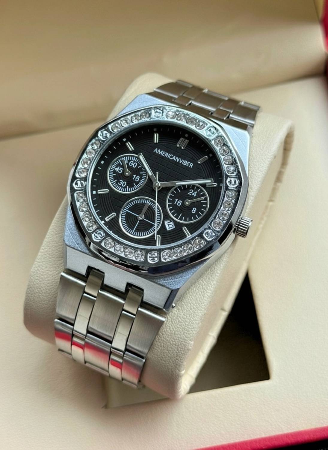 Americanviber AVM0038 Diamond Studded Watch - Image 2